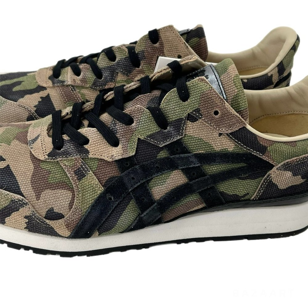 Onitsuka Tiger Nippon-Made Tiger Ally Deluxe Low Top Sneakers Hunter Green - Picture 4 of 16